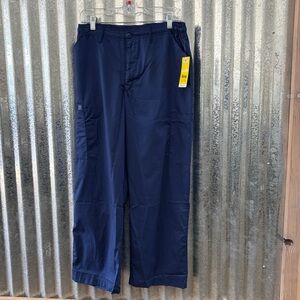 WonderWink Men's Cargo Pants in Navy-Short Length